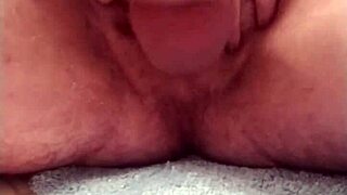 Couple explores first cum with masturbation and cock