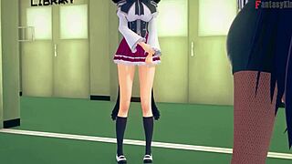 Akeno surprises you with ntr in fantasy hentai movie