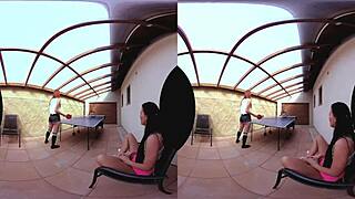 yo, these three czech chicks are wild at table tennis pussy play