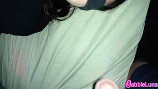 I was tied up and blindfolded, escaped, and then Gabbie Luna moaned loudly in pleasure with Rennan Luna.