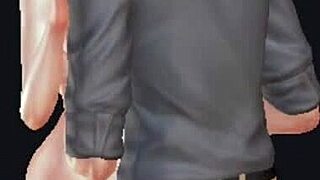 Hentai 3d with big boob chick