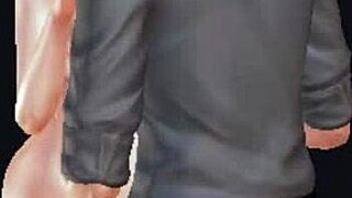 Hentai 3d with big boob chick