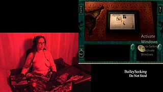 She asks, 'Want to see my big tits?'