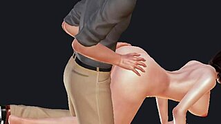 Hentai 3d with big boob chick