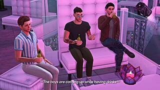 Naughty Night With Band in 3D Hentai Bar Scene