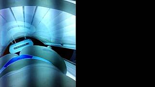 preparing my big ass for lover in tanning booth, join my videos