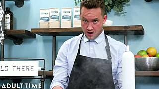 adult time - barista slams alura jenson's huge tits n pussy!