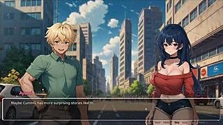 i can’t believe my horny girlfriend ripped my shirt off in this hentai game ep 2, damn she’s curvy!