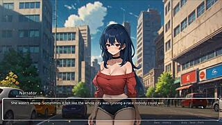 i can’t believe my horny girlfriend ripped my shirt off in this hentai game ep 2, damn she’s curvy!