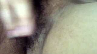 Close up and personal look at a tight and pink vagina with female ejaculation