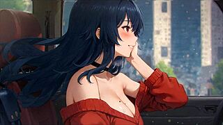 i can’t believe my horny girlfriend ripped my shirt off in this hentai game ep 2, damn she’s curvy!
