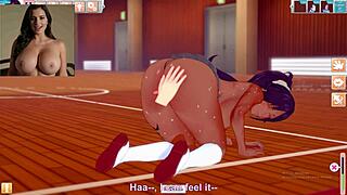 yoruichi gets penetrated until orgasm