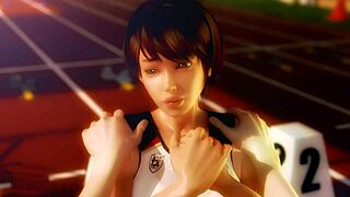 Rena Senpai And My Baton! Intense POV Action!