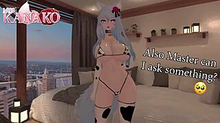 Ganyu cosplayer begs for cum on her pretty face and tongue