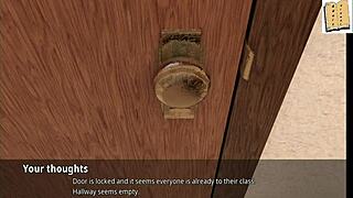 Office fun with sexy blonde cheerleader in WVM 46