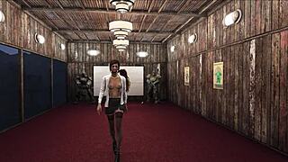 This cute brunette rocks the special wardrobe in fallout 4 fashion number 203!