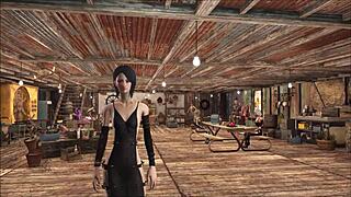 Chyler Leigh as top model in Fallout 4 fashion