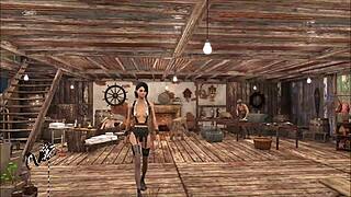 Chyler Leigh as top model in Fallout 4 fashion