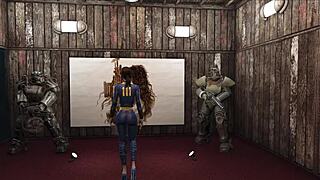 This cute brunette rocks the special wardrobe in fallout 4 fashion number 203!