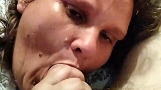 Stacy Sucks Cock Hard and Gets Fucked Missionary with Facial Finish