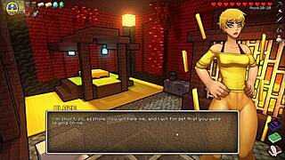 warden craves steve's big cock in hornycraft parody yoga pants fucking