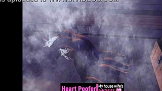 chilling at the sauna with some cartoon fun