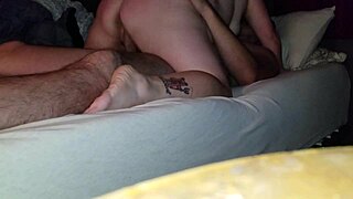 Two sluts suck husband's cock, Sally and Diana