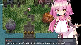 Oh no, the ninja exam turns into absolute submission with bound fingering and squirting bondage!