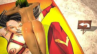 3dgspot oily babe pounded at the beach in 3d animation