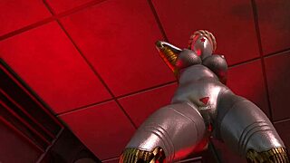 Twins in cosplay bang hard in 3D animation