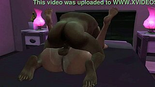 That little whore gives it up in TheSims4.