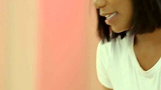 man, massaging this sexy ebony customer got me thirsty!