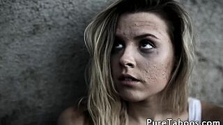 Gorgeous Teen Stepdaughter Takes Deep Creampie in Wild Missionary and Cowgirl Action