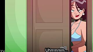 my stepmom caught me masturbating with monster cock in anime hentai