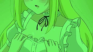 anime maid in a hentai scene