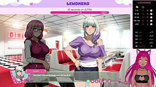 Vtuber Lewdneko Plays Intense Futa Fix Dick Dine And Dash