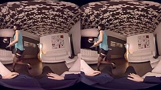 i'm taking a dance lesson in virtual reality.