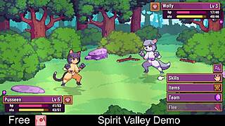 Spirit valley game demo featuring anime hentai