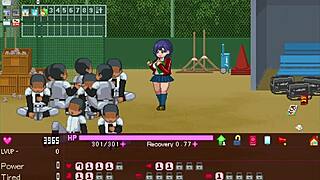 in the hentai game, the manager serves everyone with intense passion part one