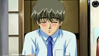 milf seduces young worker in public, wanna watch uncensored hentai?