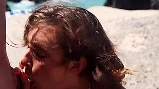 Yo, blind lust hits with big tits and public blowjob action! 😍