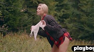 petite blonde milf zhenya belaya strips to show perfect body