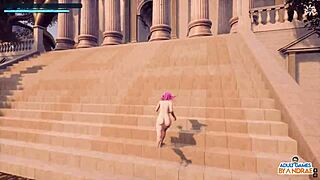 In EP5, the cute futanari EMISSARY gets her HUGE shaved PUSSY eaten in a sexy GANG BANG game.