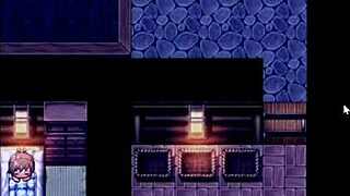 Can Natsuki handle the monster cock pouring cum deep in her womb in this hentai game?