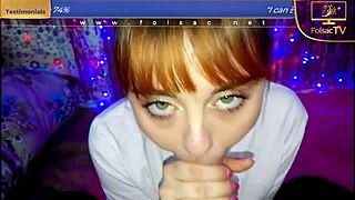 she gave a lousy blowjob, so cum splashed all over her face in pov