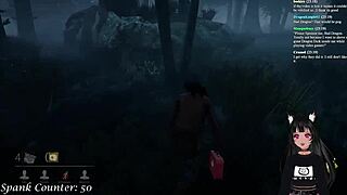 Lewdneko Spanked Hard in DBD Game! Wow!