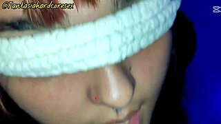 Blindfolded Game with Alisongonzalez Swallowing My Cock Instead of Candy! 🍭