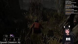 Lewdneko Spanked Hard in DBD Game! Wow!