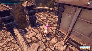 In EP5, the cute futanari EMISSARY gets her HUGE shaved PUSSY eaten in a sexy GANG BANG game.