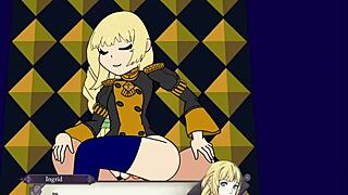 Ingrid Brandl Galatea flashes tits on holiday in anime.